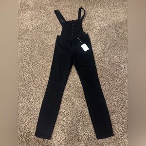 NEW Hidden Jeans Adjustable Overalls Size Small S